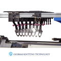 three system computerized flat knitting machine for knitting shoes upper